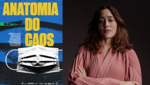 Diretora Dandara Ferreira durante divulgação do documentário Anatomia do Caos, exibido no Cine Bangüê, em João Pessoa.
