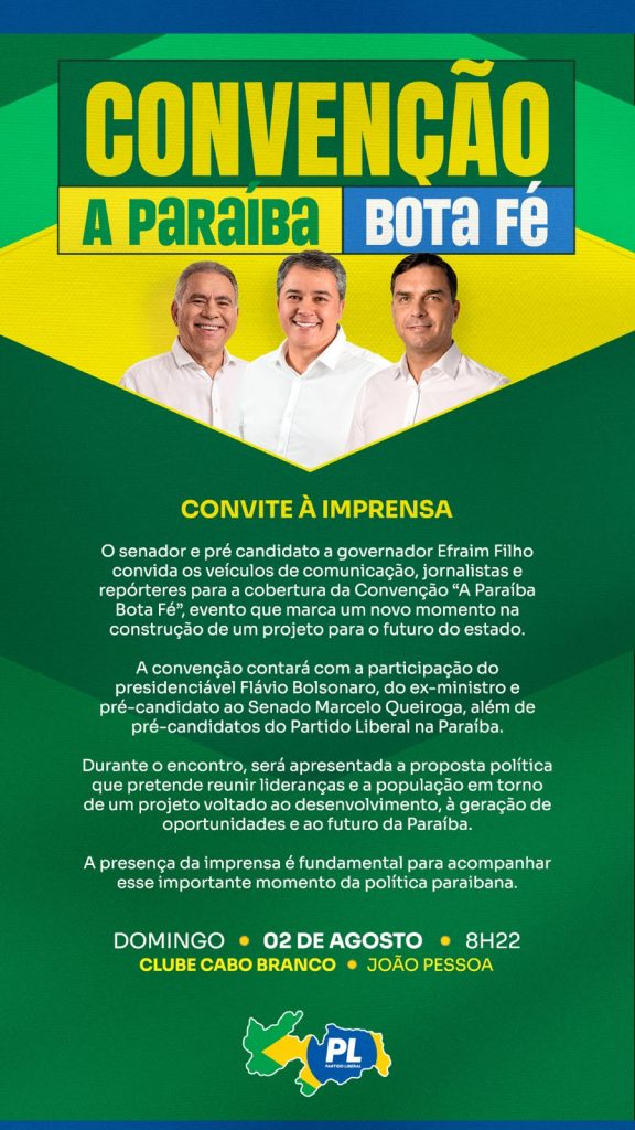 Convenção do PL 2026