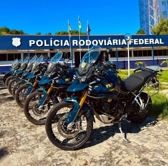 Motocicletas da Polícia Rodoviária Federal (PRF)