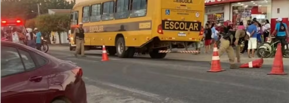 menina atropelada em Patos