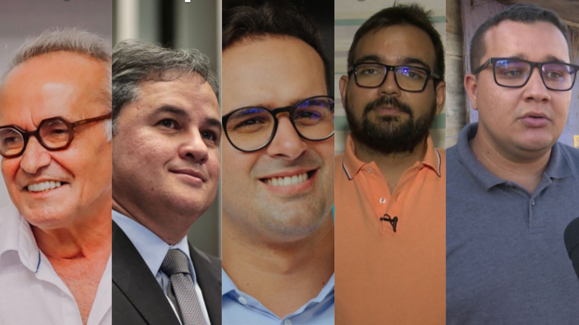 Pré-candidatos ao Governo da Paraíba 2026: Cícero Lucena, Efraim Filho, Olímpio Rocha e Yuri Ezequiel
