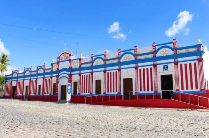 Estrutura do São João de Princesa Isabel, cuja realização foi autorizada pelo Tribunal de Justiça da Paraíba.