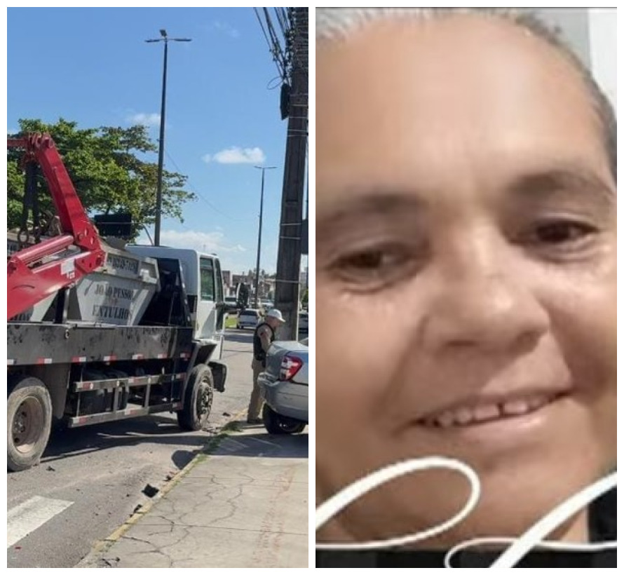 Mulher atropelada por caminhão em João Pessoa morre após 16 dias internada; imagens mostram caso