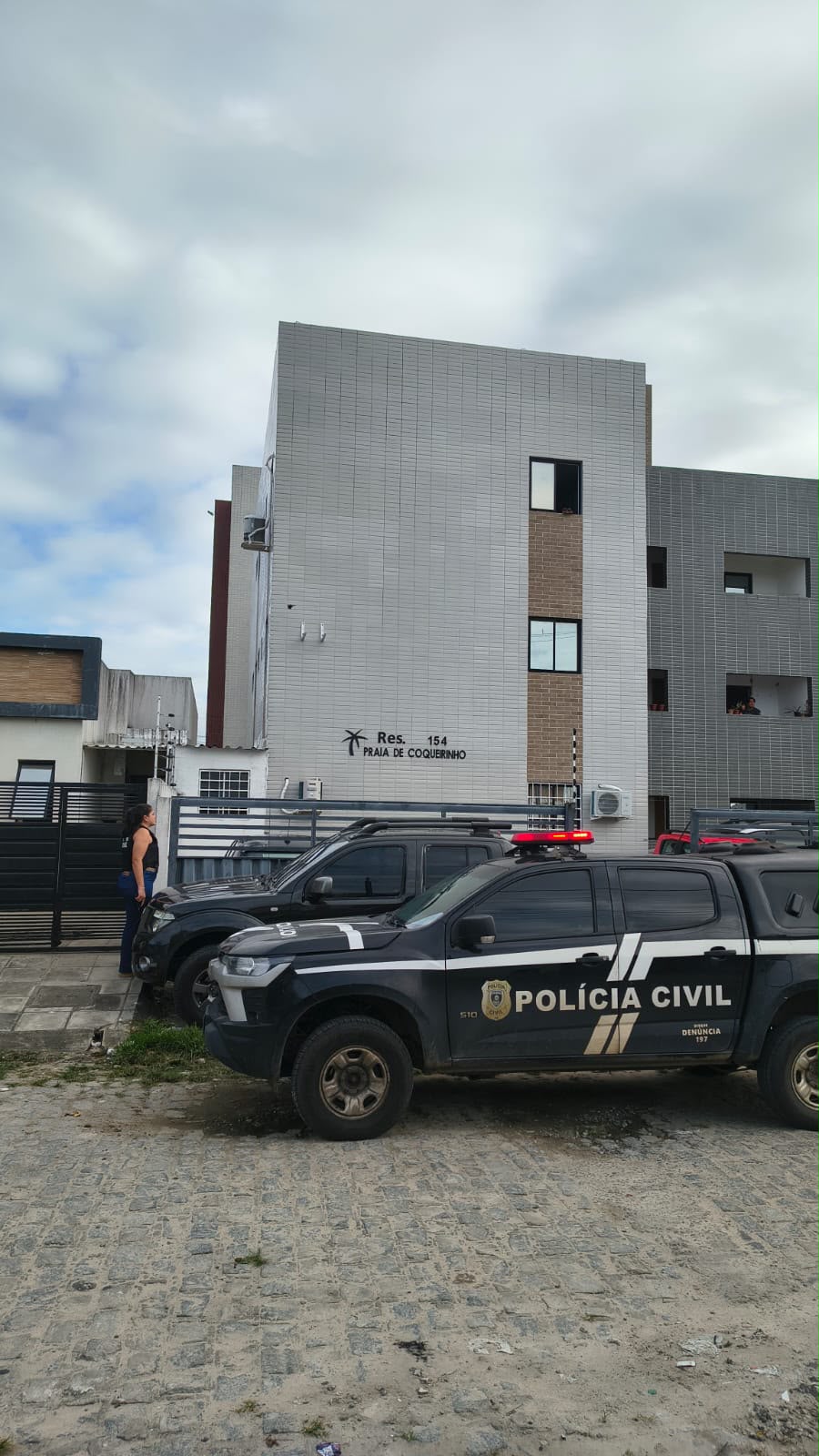 Polícia Civil da Paraíba durante ação da Operação Lótus em João Pessoa