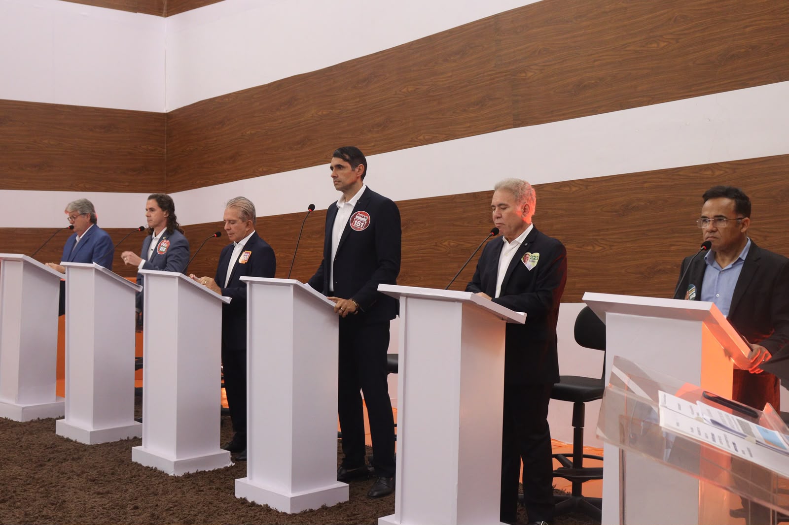 Debate dos candidatos ao Senado da Paraíba realizado pela TV Master