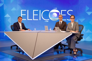 Flávio Bolsonaro na entrevista da TV Globo