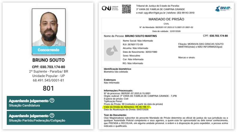 bruno souto suplente prisão