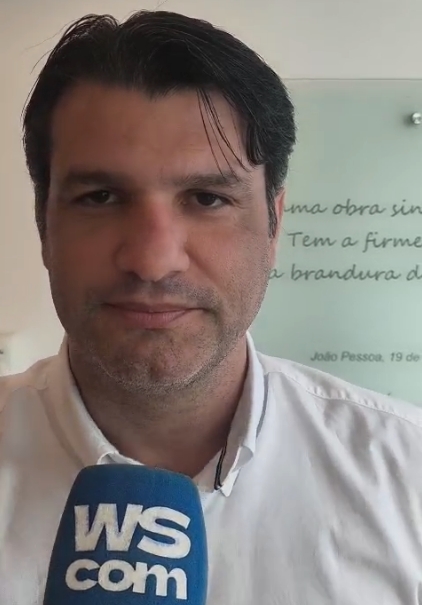 Leo Bezerra, prefeito de João Pessoa, durante declaração sobre pesquisa Quaest
