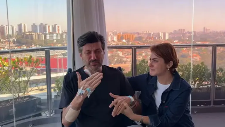 Lito Sousa aparece emocionado em vídeo gravado após receber diagnóstico de doença de Creutzfeldt-Jakob