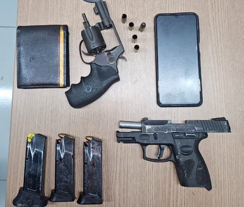Polícia Militar durante operação em Rio Tinto, no Litoral Norte da Paraíba