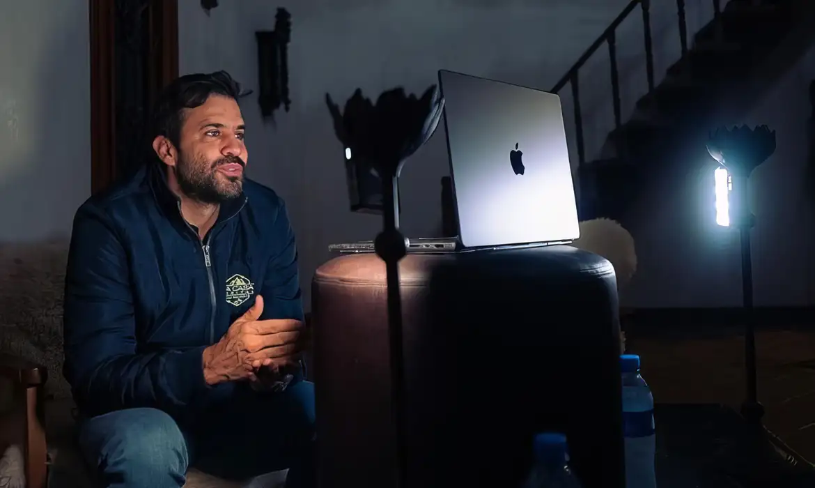 Pablo Marçal durante campanha eleitoral para a Prefeitura de São Paulo em 2024