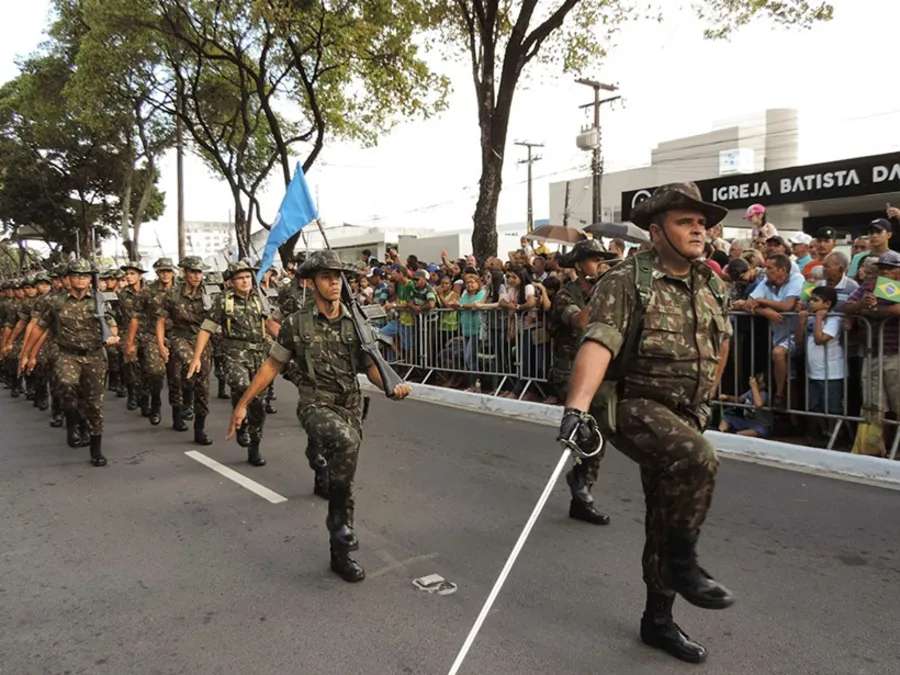 7 de Setembro exército