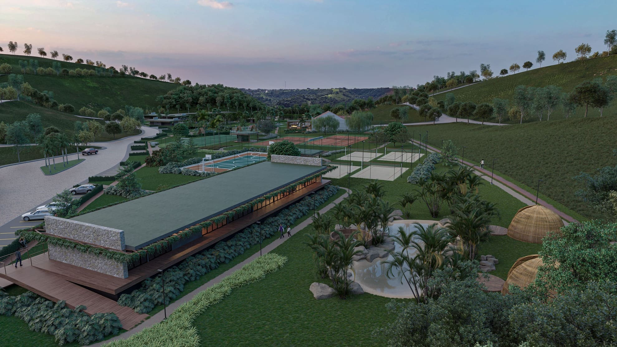 Bananeiras Country Club da empresa OCA Construção