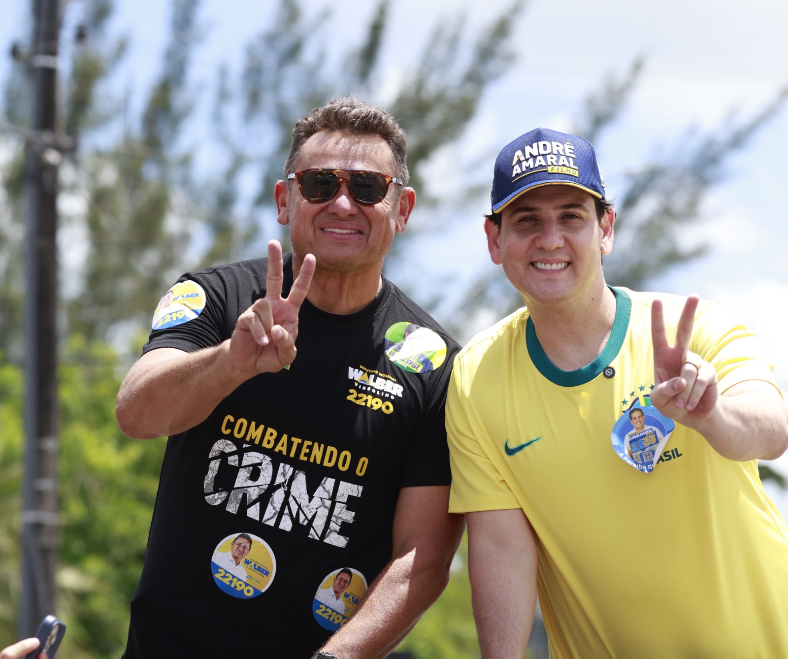 Dobradinha entre Walber Virgolino e André Amaral Filho repercute na mídia