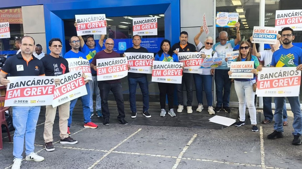 caixa greve