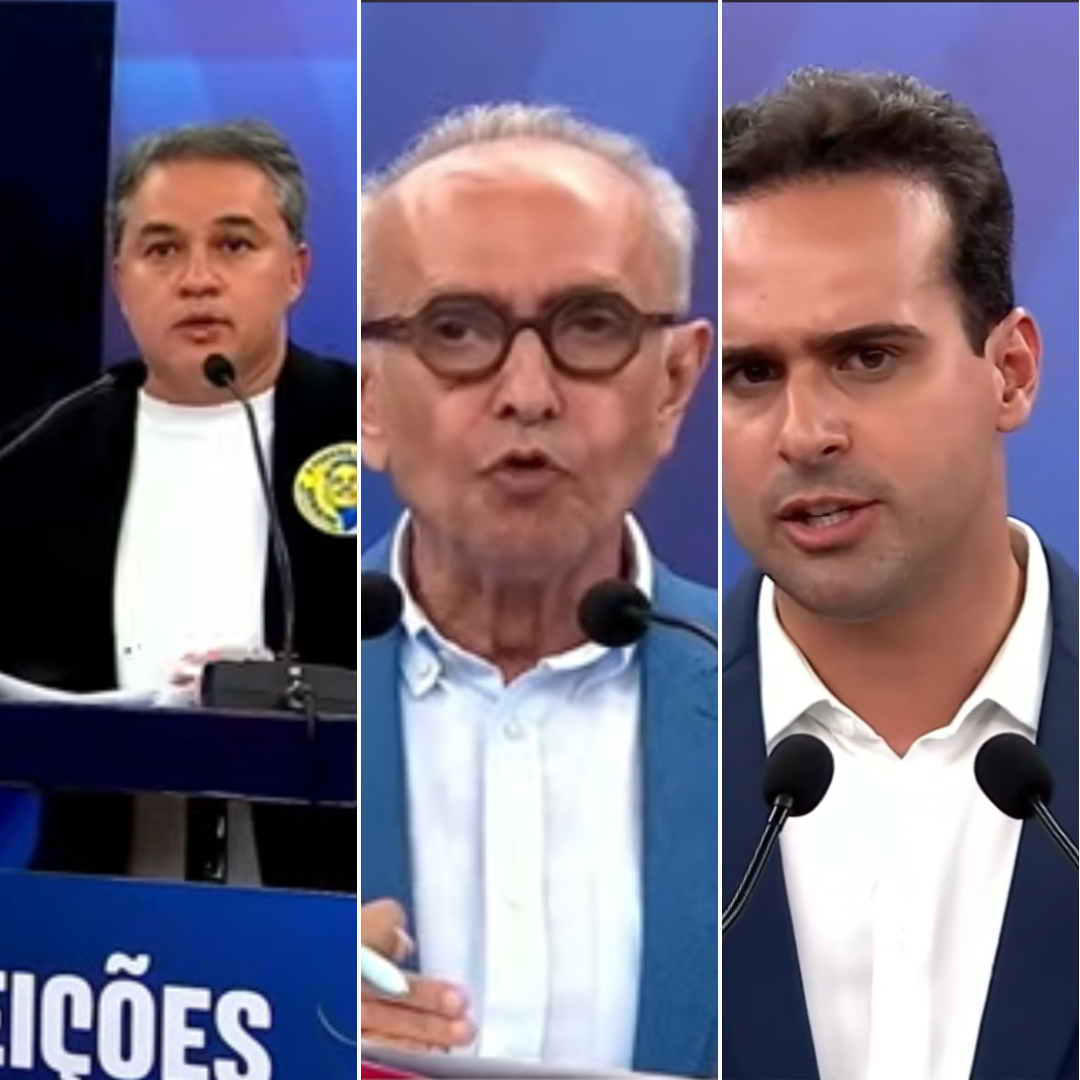 Debate: Lucas e Efraim se alfinetam sobre agricultura e recursos hídricos; Cícero queistiona folha de pagamento do Estado