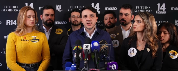 Renan Santos criticou decisão do ministro Dias Toffoli que suspendeu sua candidatura