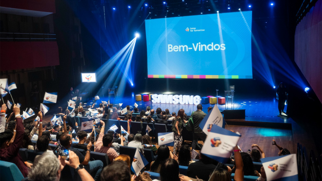Cerimônia de premiação do Solve for Tomorrow Brasil 2025