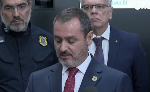 Diretor-geral da Polícia Federal, Andrei Rodrigues, fala sobre investigação envolvendo ameaça contra embaixadas em Brasília