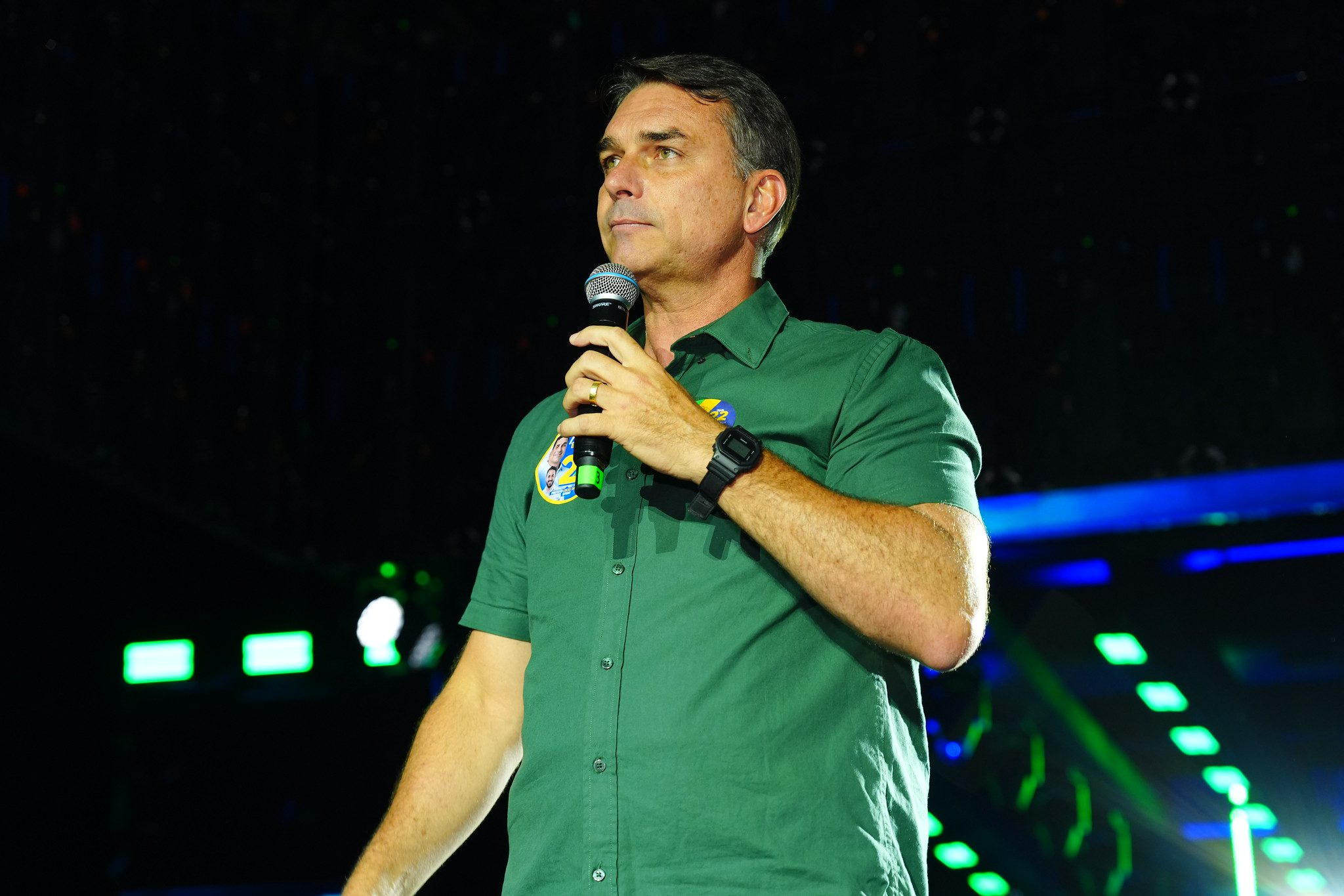 Flávio Bolsonaro, candidato derrotado à Presidência da República / Crédito: Charles Vieira