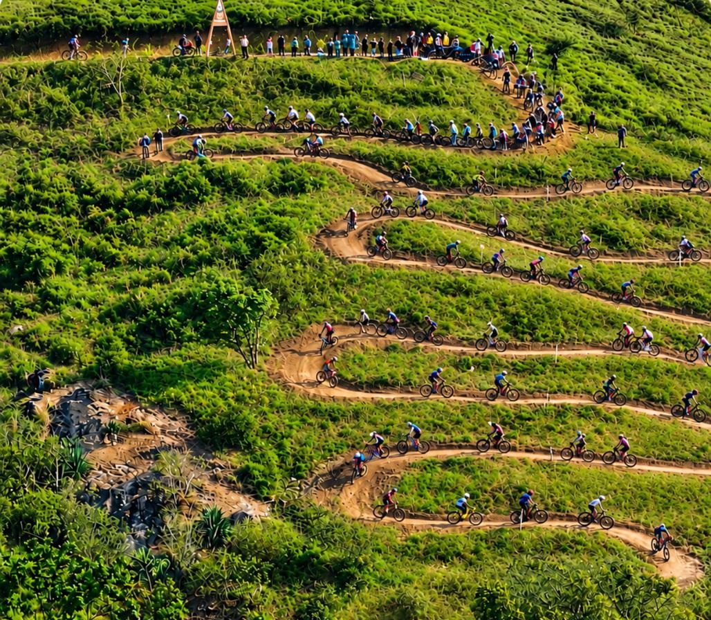 Brasil Ride reúne atletas internacionais e projeta Serra da Raiz no cenário mundial do mountain bike