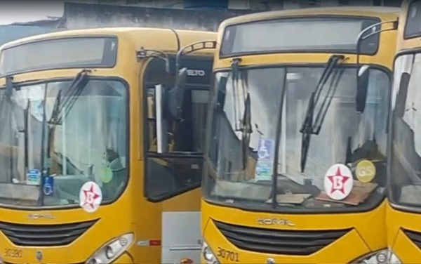 Ônibus são impedidos de circular em Salvador